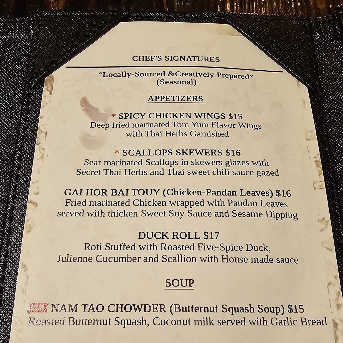 Thai Villa Menu - Image 2